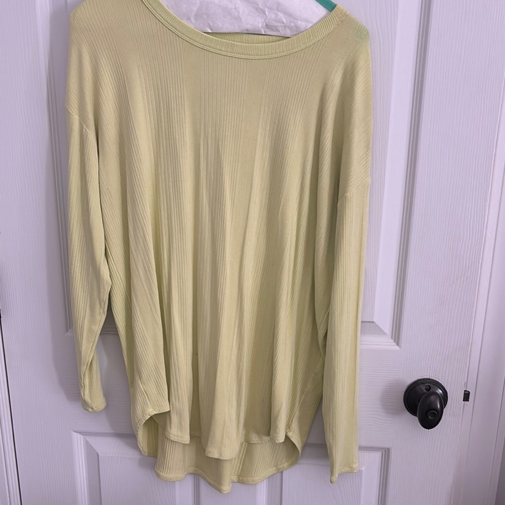 Women's Light Yellow Top